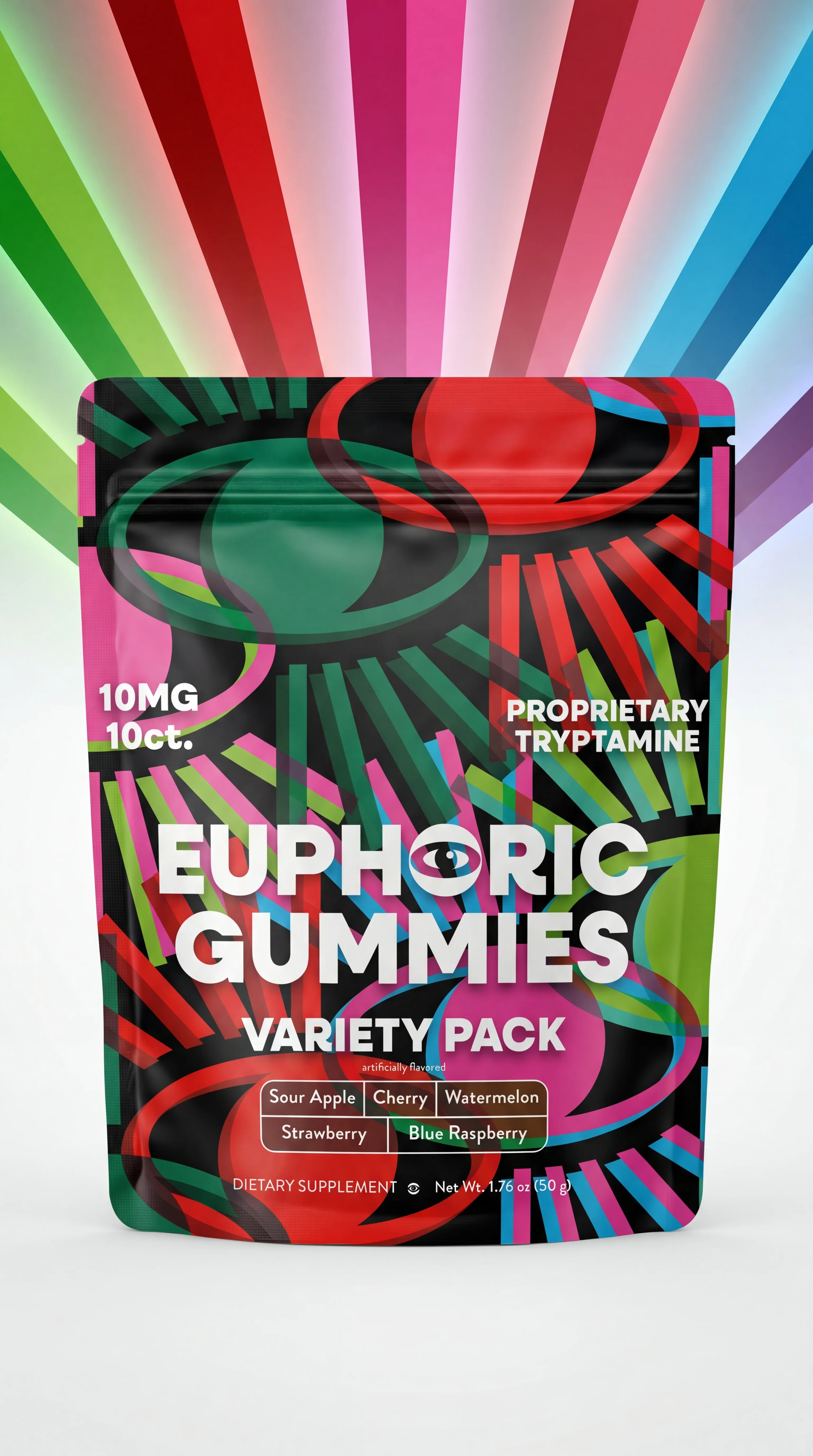 Euphoric Gummies dramatic vertical hero