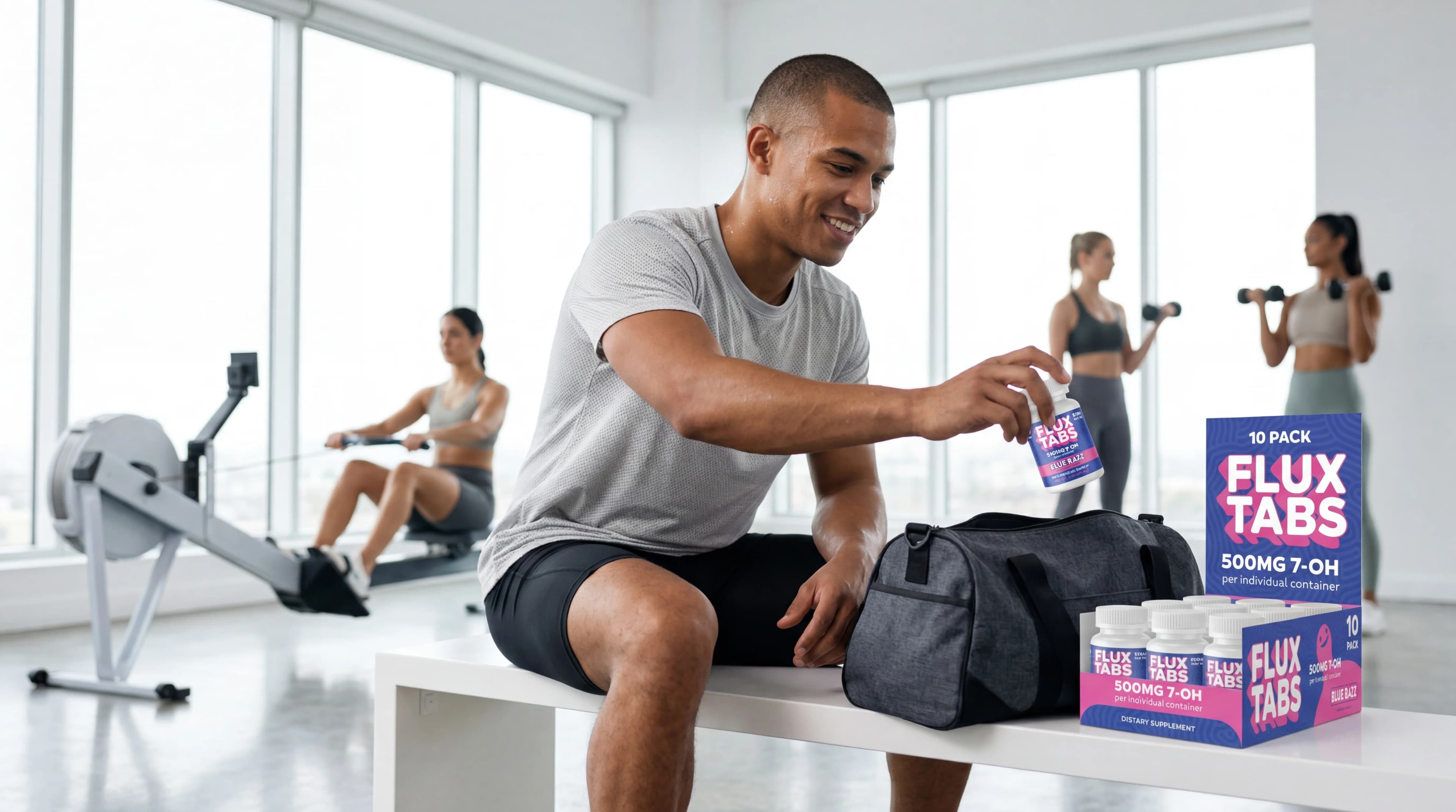 Gym lifestyle with Flux Tabs